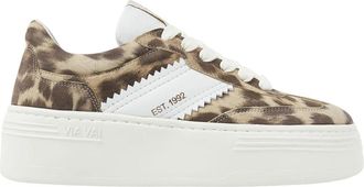 VIA VAI Isa Romi Sneakers - Dames - Sneakers - Bruin - 42 EU - Leer - Schoenen