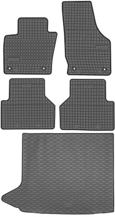 OEM Juego De Alfombrillas De Goma Para Coche Y Alfombrilla Para Maletero Para Audi Q3 I Suv (de Agosto De 2011 A Junio De 2018)