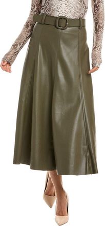 Stella + Lorenzo Belted A-Line Skirt