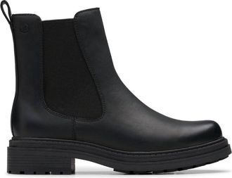 Clarks Orinoco 3 Top Black leather Womens Chelsea Boots 8290-15E