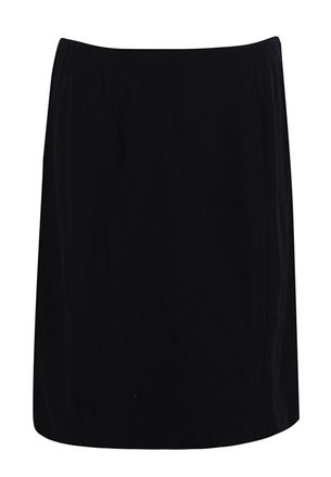 Valentino Garavani Valentino Couture Black Silk Blend Skirt Size S