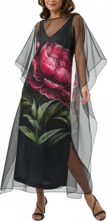 Trina Turk Salon 2 Dress In Black Floral