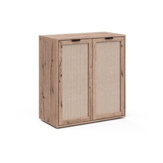 Vicco Aparador Elven, Roble, 79 X 85 Cm Con 2 Puertas, Vicco