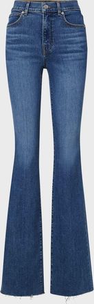 Veronica Beard Cameron Bootcut Raw Hem Jeans