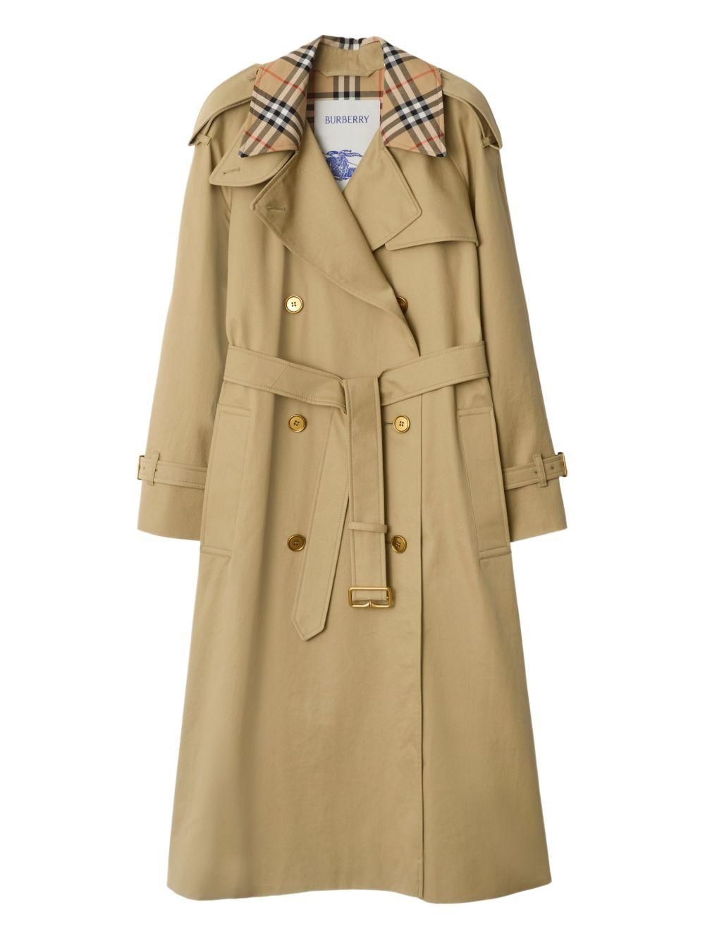 トレンチコート BURBERRY SAGE GREEN POLYESTER BLEND TRENCH COAT Sage green polyester blend trench coat – G&B