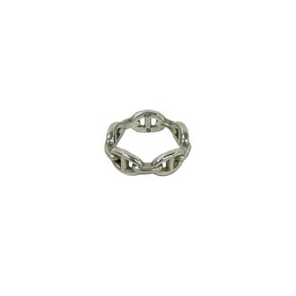 Herm&egrave;s Silver Silver 925 Band Ring (Pre-Owned)