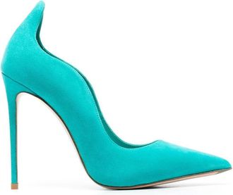 Le Silla Ivy 110mm suede pumps - women - Calf Leather/Calf Leather/Calf Leather/Rubber - 38 - Blue