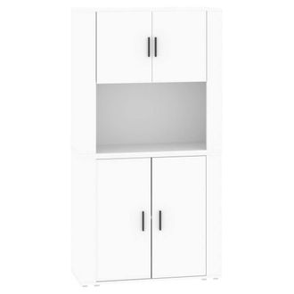 Berkfield Home Highboard White Engineered Wood