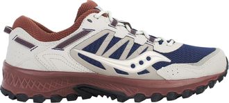 Saucony Grid Peak Mens Beige/Navy Trainers - Size UK 5.5