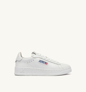 Autry DALLAS LOW SNEAKERS IN WHITE LEATHER