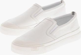 Diesel Solid-Color Leather Slip-Ons S-ATHOS size 39