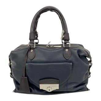 Louis Vuitton Pre-owned Handbags, female, Blue, Size: ONE SIZE Pre-owned Boston Bag