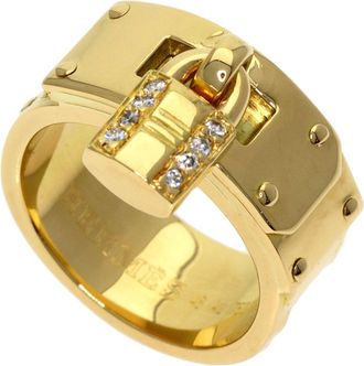 Herm&egrave;s Yellow Gold (18K) Band Ring (Pre-Owned)