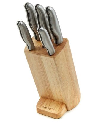 Berghoff Berghoff Entity 6Pc Stainless Steel Knife Block Set