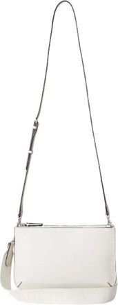 Ralph Lauren Landyn Medium Crossbody Tas - Dames - Tassen - Wit - Maat: ONE Size Zijde