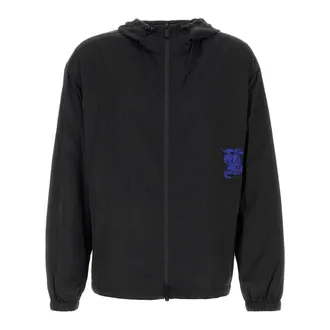 Burberry Light Jackets, female, Black, Size: XL Giubbino