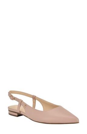 Tommy Hilfiger Vamina Slingback Pointed Toe Flat in Medium Pink at Nordstrom Rack, Size 5.5