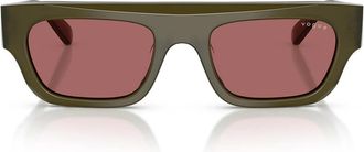 Vogue Sunglasses Vo5694 Su 328869 Olive Green/Dark Violet Women