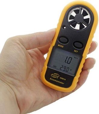 OEM Anem&oacute;metro Digital Con Pantalla Lcd Retroiluminada, Para Medir La Velocidad Del Aire, El Flujo De Aire Y La Temperatura Del Aire Exterior Para Activid