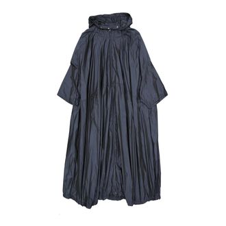 Herno Oversized Jas met Capuchon - Dames - Parka Jassen - Blauw - S - Polyester - Jassen