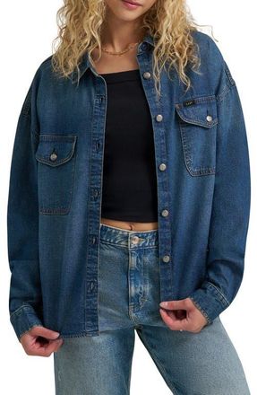 Lee Swing Back Denim Shirt in Night Adventure at Nordstrom, Size Small