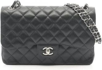 Chanel Pre-owned Vintage Schoudertas - Dames - Vintage Schoudertas - Zwart - ONE Size - Leer - Vintage