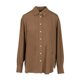 Isabel Marant Dames, Blouses & Shirts, Groen, Maat: M Modal