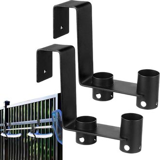 OEM Ganchos Para Toallas De Piscina, Juego De 2 Ganchos Met&aacute;licos Ajustables - Accesorios De Jard&iacute;n Para Nataci&oacute;n, Ba&ntilde;o Y Deportes Acu&aacute;ticos