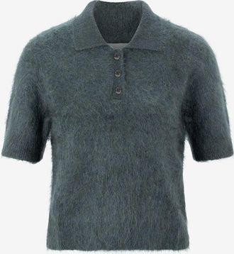 Lisa Yang Flausschiges Strickpolohemd aus Kaschmir Carolyn