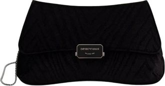 Emporio Armani Bolso de mano acolchado con logo - Bags - Mujer - Negro - ONE SIZE