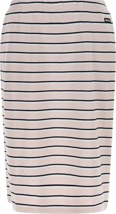 Rotate Gonna midi con logo - Rosa