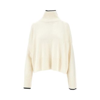 Pinko Wool and cashmere turtleneck sweater Woman XS