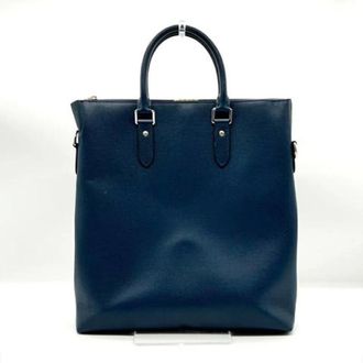Louis Vuitton Pre-owned Tote Bags, male, Blue, Size: ONE SIZE Pre-owned Taiga Tote Bag