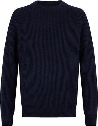 MC2 Saint Barth Maglia a girocollo basic Mc 2 S - Heren - Ronde hals truien - Blauw - L - Truien & Vesten