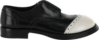 Ferragamo Festo Wingtip Derby Shoes - Wide Width