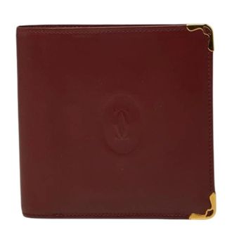Cartier Pre-owned Wallets, female, Red, Size: ONE SIZE Pre-owned Must Wallet (bi-fold)