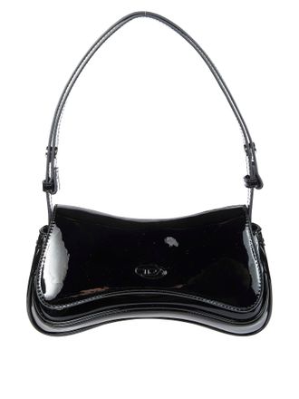 Diesel Glossy Play Clutch Curved Silhouette Clutch