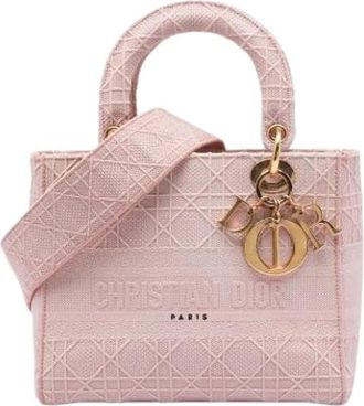 Dior Pre-owned Lady D-Lite - Dames - Vintage Handtas - Roze - ONE Size - Vintage