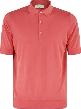 FILIPPO DE LAURENTIIS Polo Shirts, male, Red, XL, Crepe Delave Finezza 14