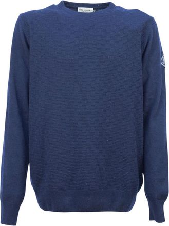 Roy Rogers Heren, Truien, Blauw, Maat: 2XL Wol