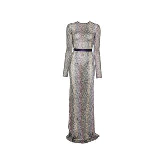 Missoni Zigzag-knit Open-back Dress
