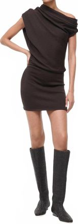 Staud Mabel Mini Dress In Earth