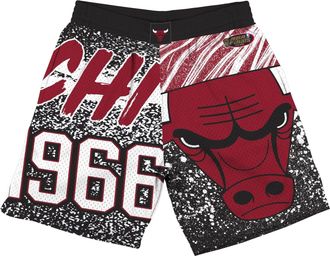 Mitchell & Ness x NBA Jumbotron Sublimated Shorts Chicago Bulls SHORAJ19071-CBUBLCK