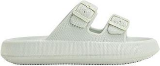 8 by YOOX RUBBER DOUBLE STRAP SLIDES