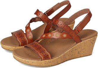 Skechers Beverlee - Cherished Aura Womens Sandals Luggage : 11 B - Medium, Rubber