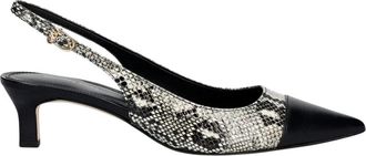 Michael Kors Amara Toe Cap Sling Pump - Dames - Pumps - Veelkleurig - 36 EU - Leer - Schoenen