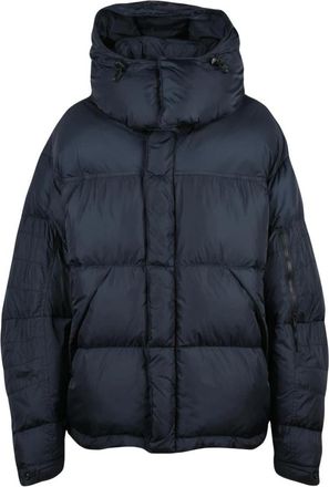 Aspesi Pinguino Piumino - Dames - Winterjassen - Blauw - S - Leer - Jassen