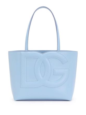 Dolce & Gabbana Borsa tote con logo DG - Blu