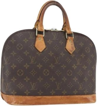 Louis Vuitton Pre-owned Handbags, female, Brown, Size: ONE SIZE Pre-owned Vintage Canvas Handbag