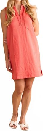 Le Marais Tybee Americana Dress In Salmon